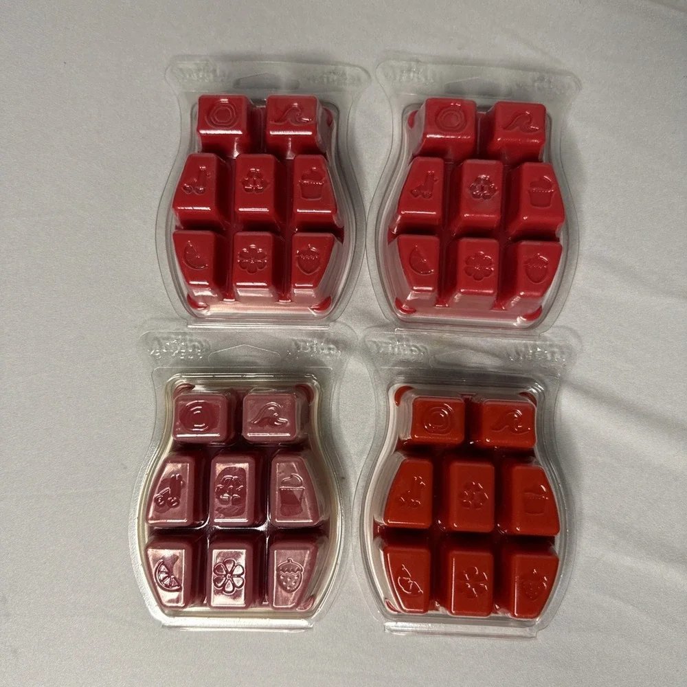 Scentsy Wax Bars Johnny Appleseed Orchard Apple Spice Apple Press ~ Pack Of 4